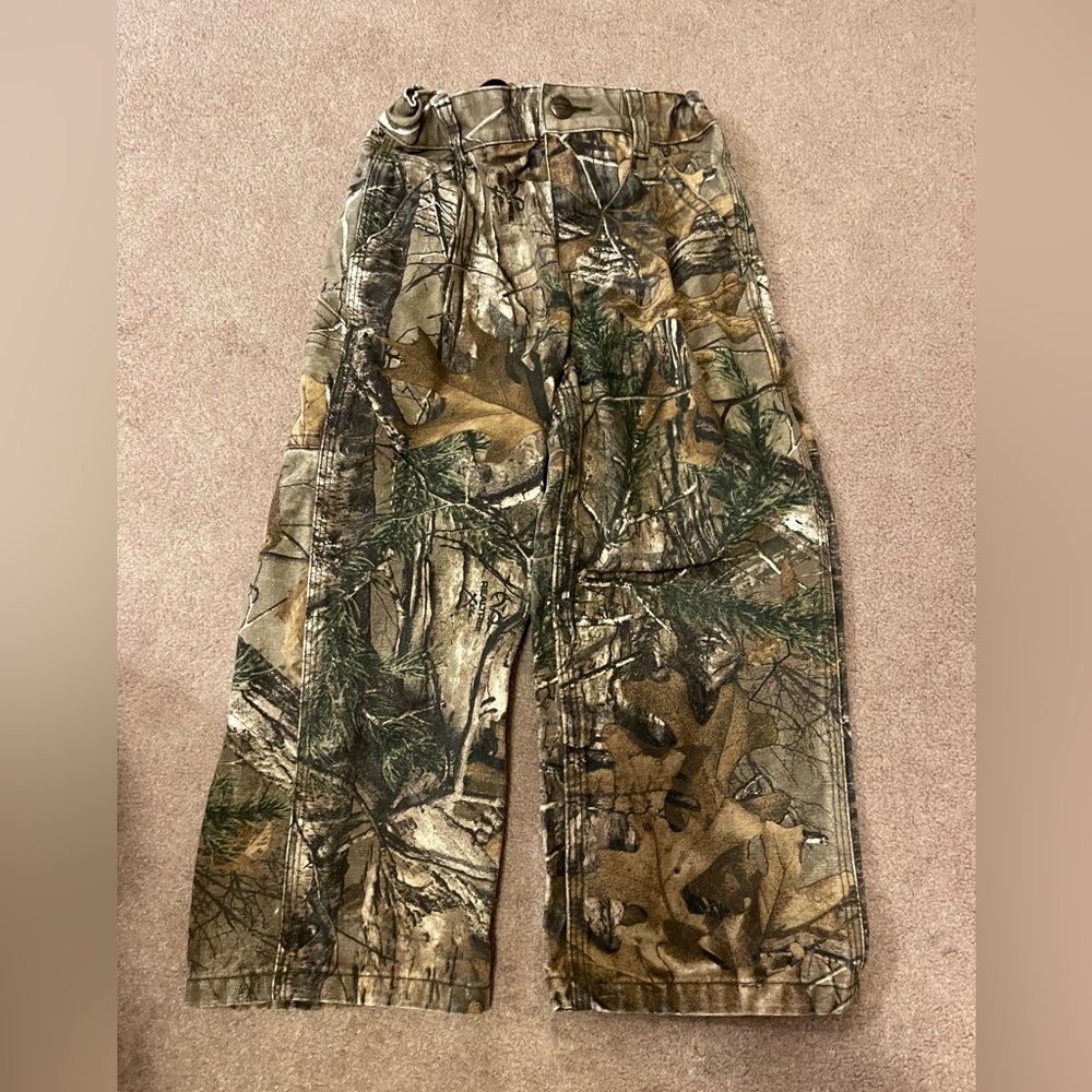 Carhartt camo pants little kids size 4